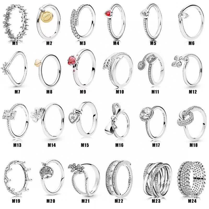 Pandora Sterling Silver Ring Collection