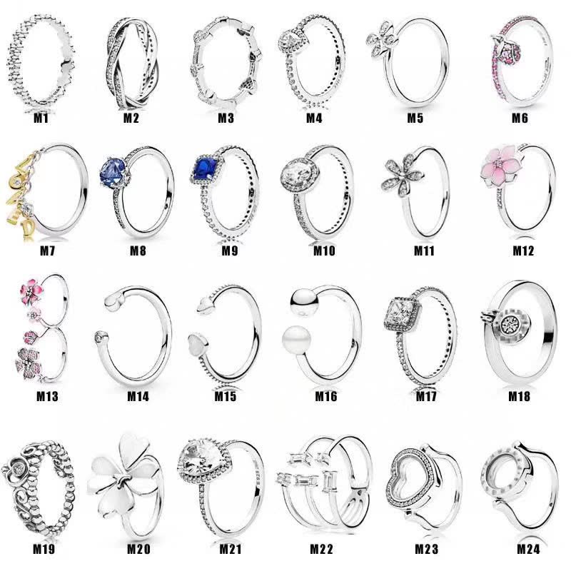 Pandora Sterling Silver Ring Collection