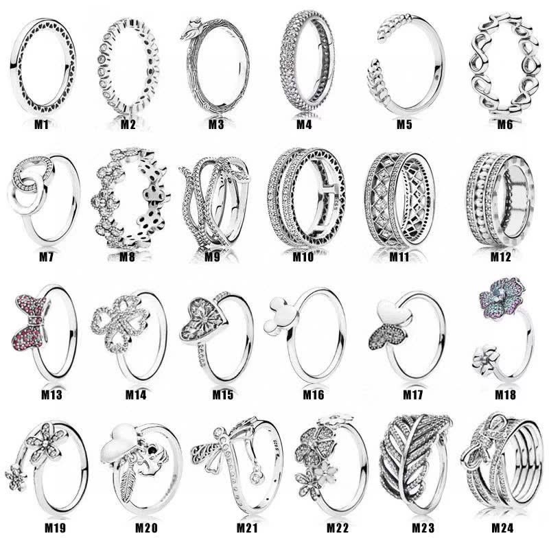 Pandora Sterling Silver Ring Collection