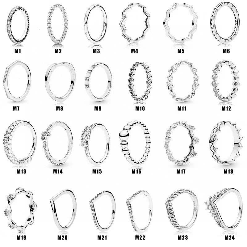 Pandora Sterling Silver Ring Collection