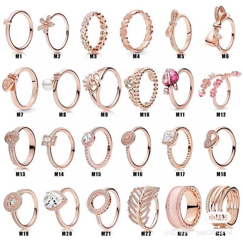 Pandora Sterling Silver Ring Collection