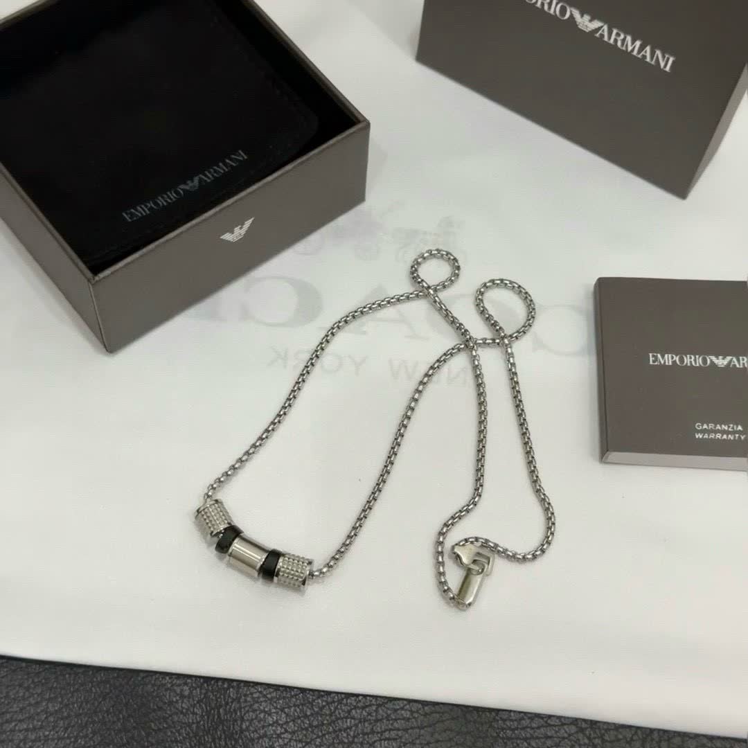 Emporio Armani Silver Tone Necklace