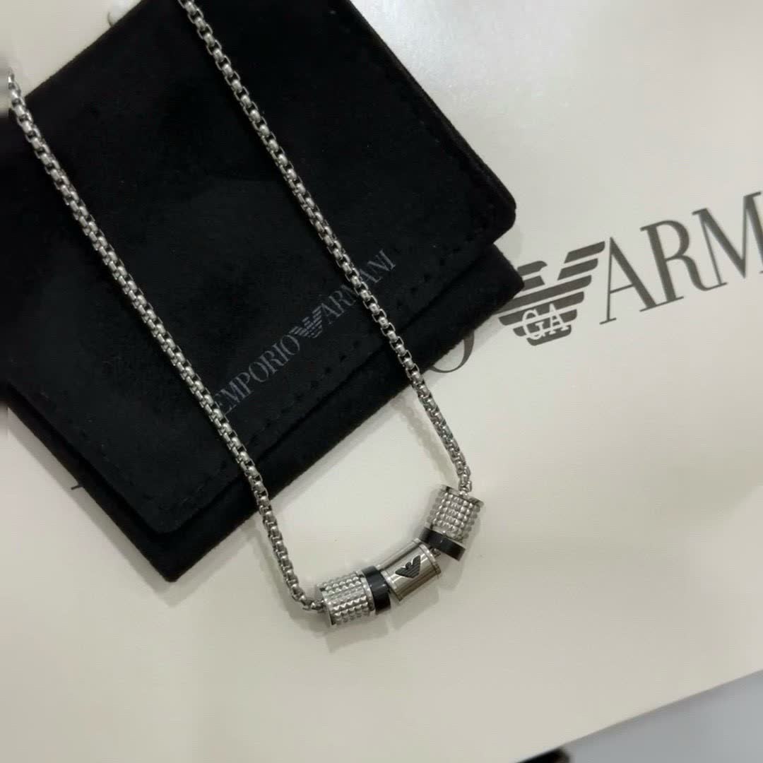 Emporio Armani Silver Tone Necklace