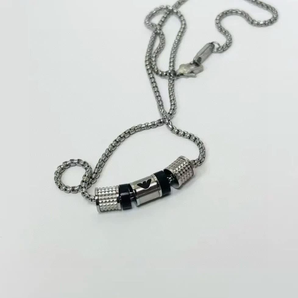 Emporio Armani Silver Tone Necklace