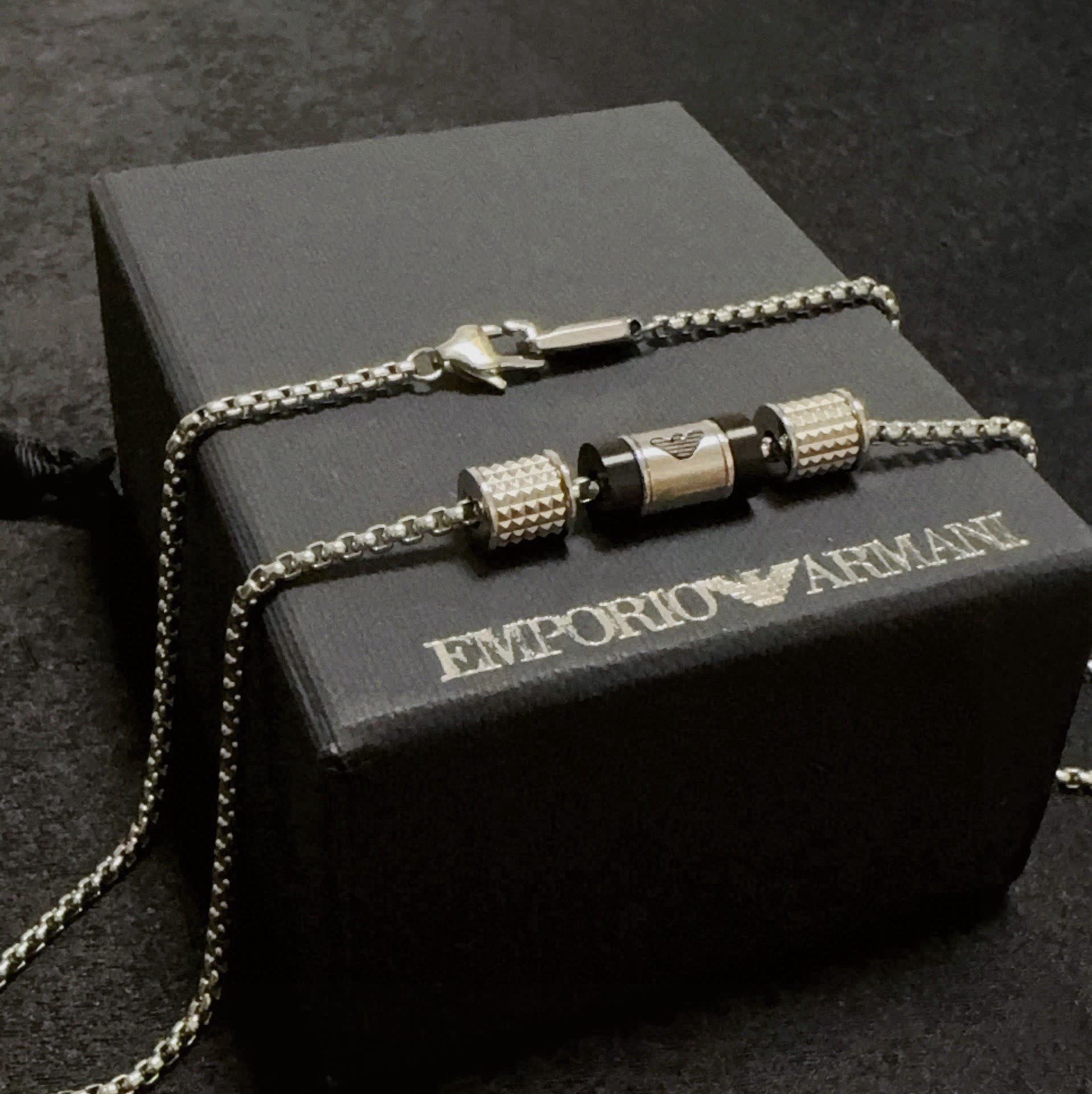 Emporio Armani Silver Tone Necklace