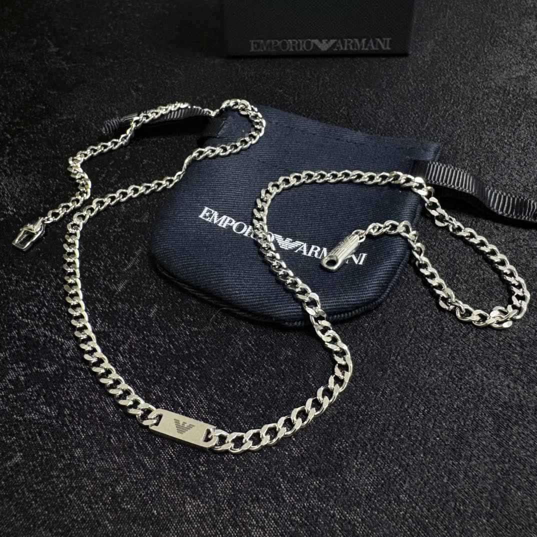 Armani Silver Chain Necklace