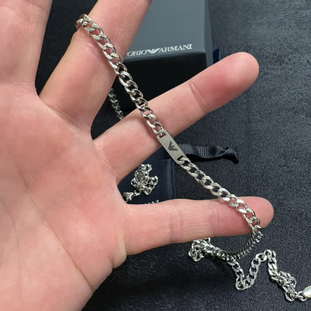 Armani Silver Chain Necklace