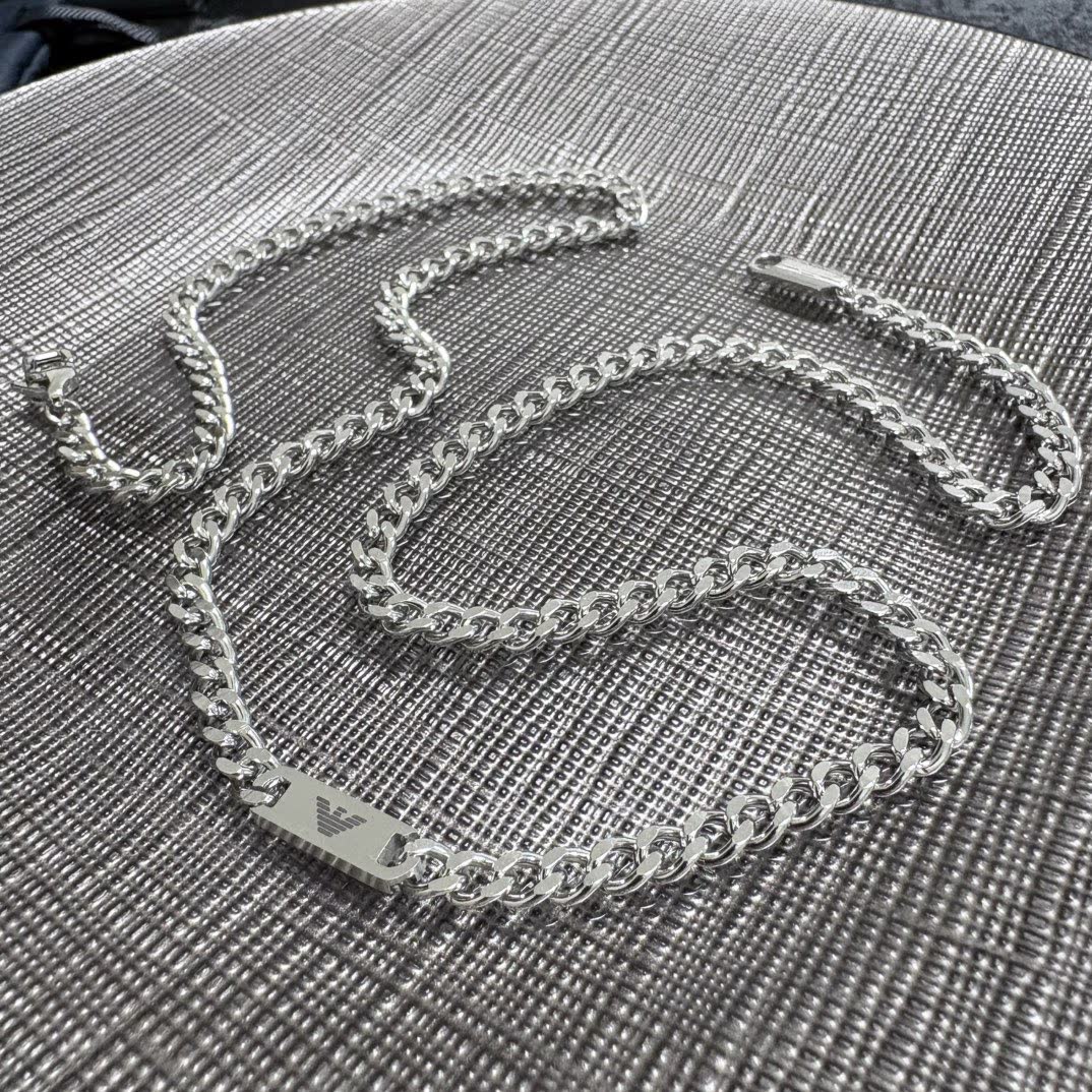 Armani Silver Chain Necklace