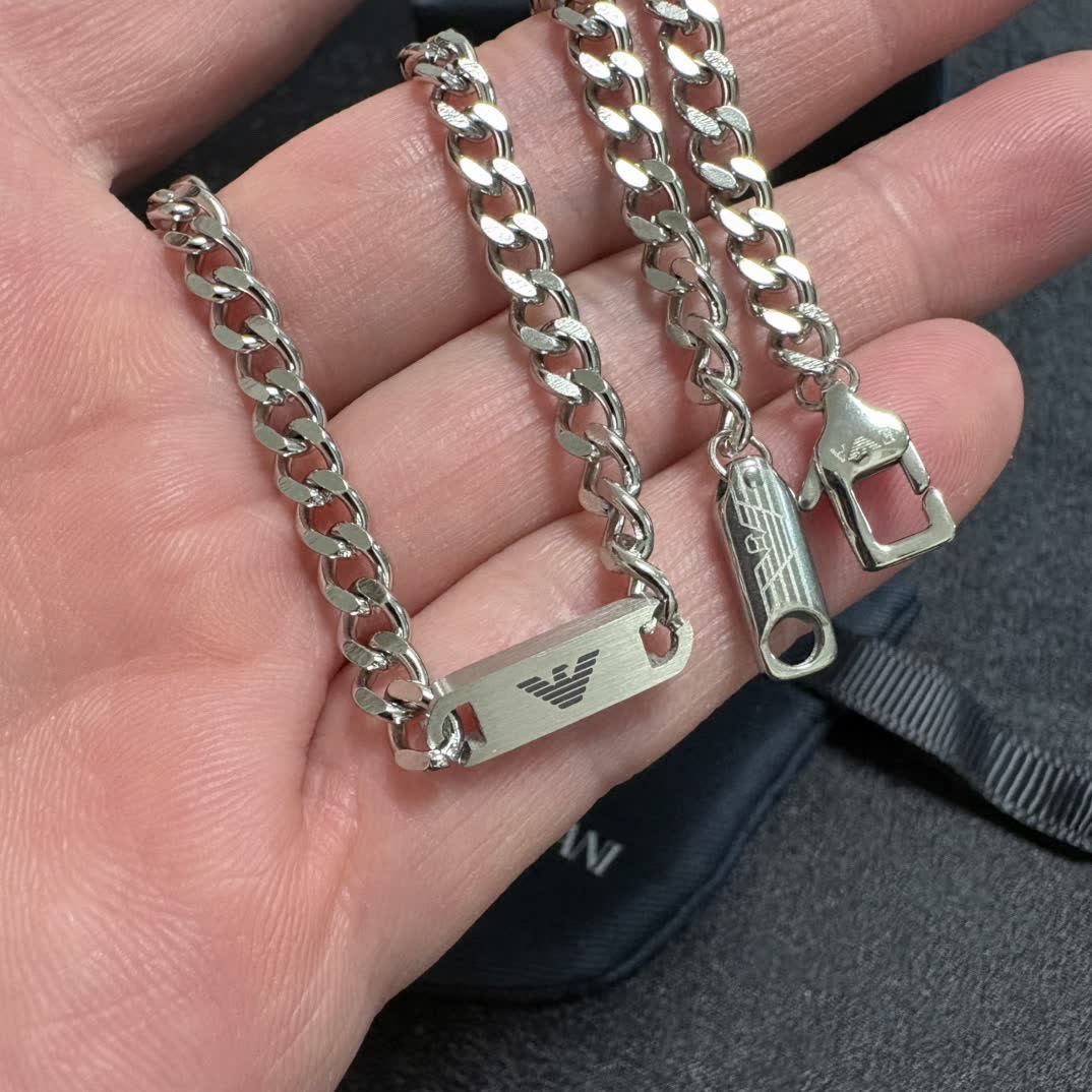 Armani Silver Chain Necklace