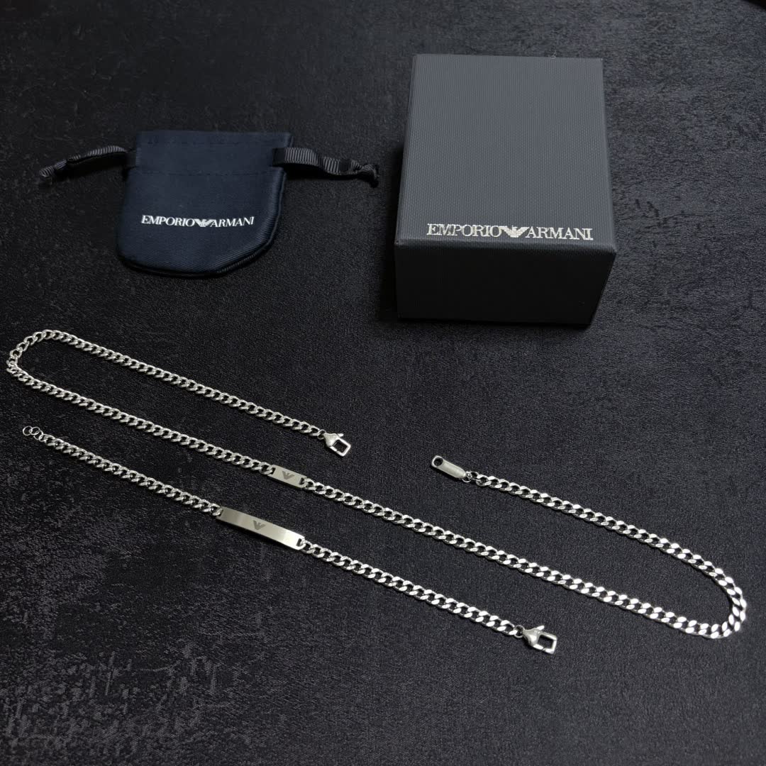 Armani Silver Chain Necklace