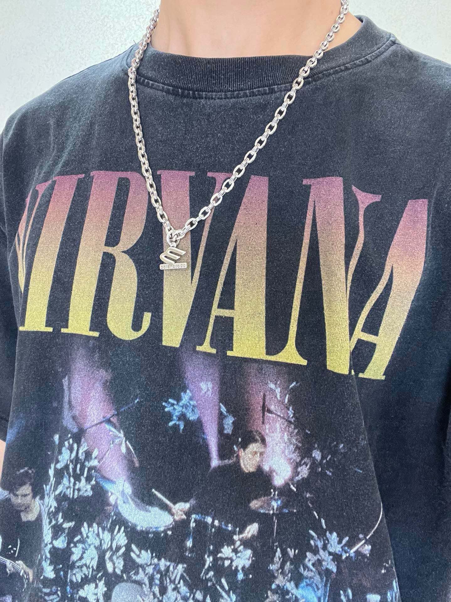 Balenciaga Silver Chain Necklace