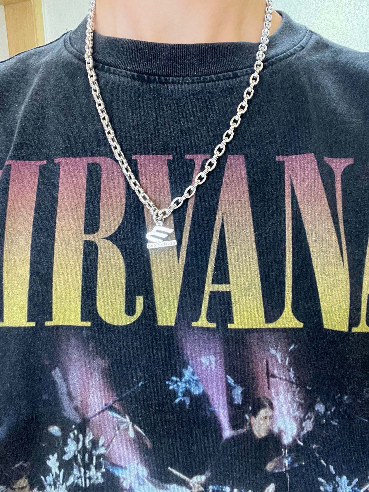 Balenciaga Silver Chain Necklace