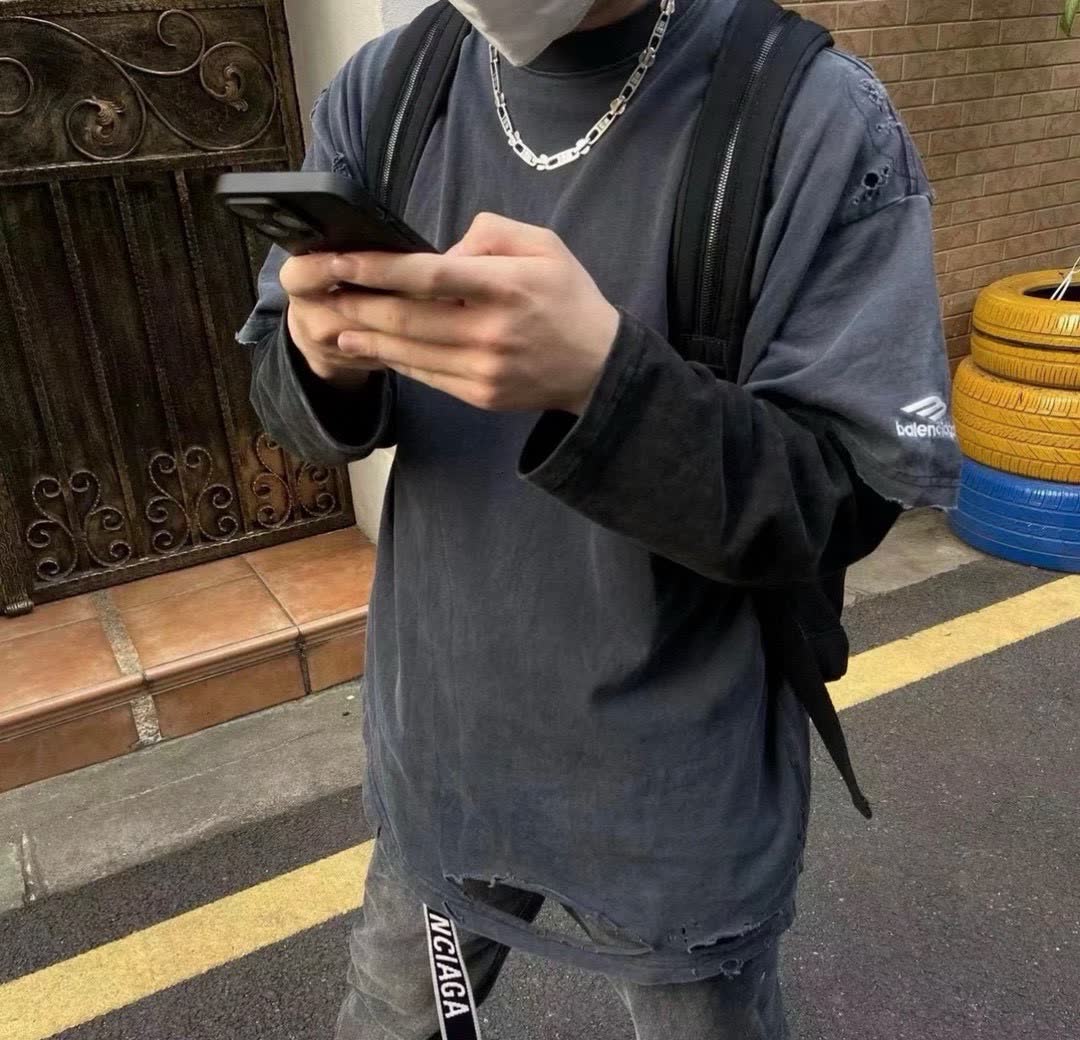 Balenciaga Silver Chain Necklace