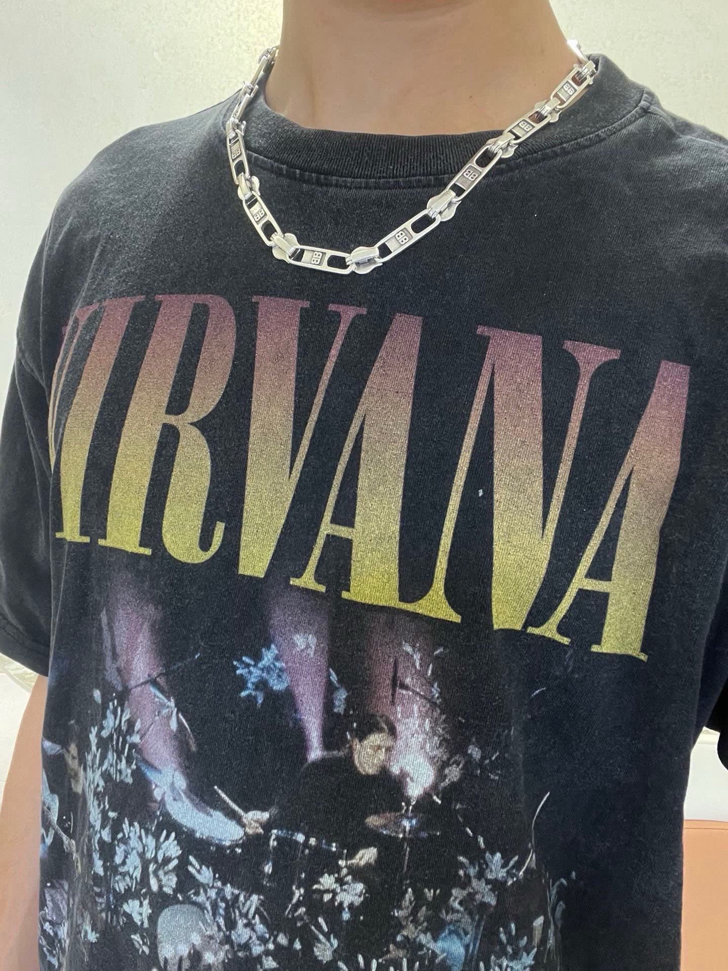 Balenciaga Silver Chain Necklace