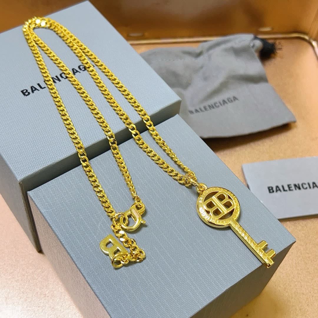 Balenciaga Key Charm Necklace