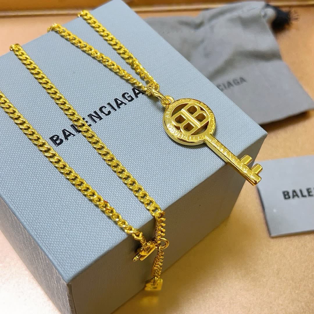Balenciaga Key Charm Necklace