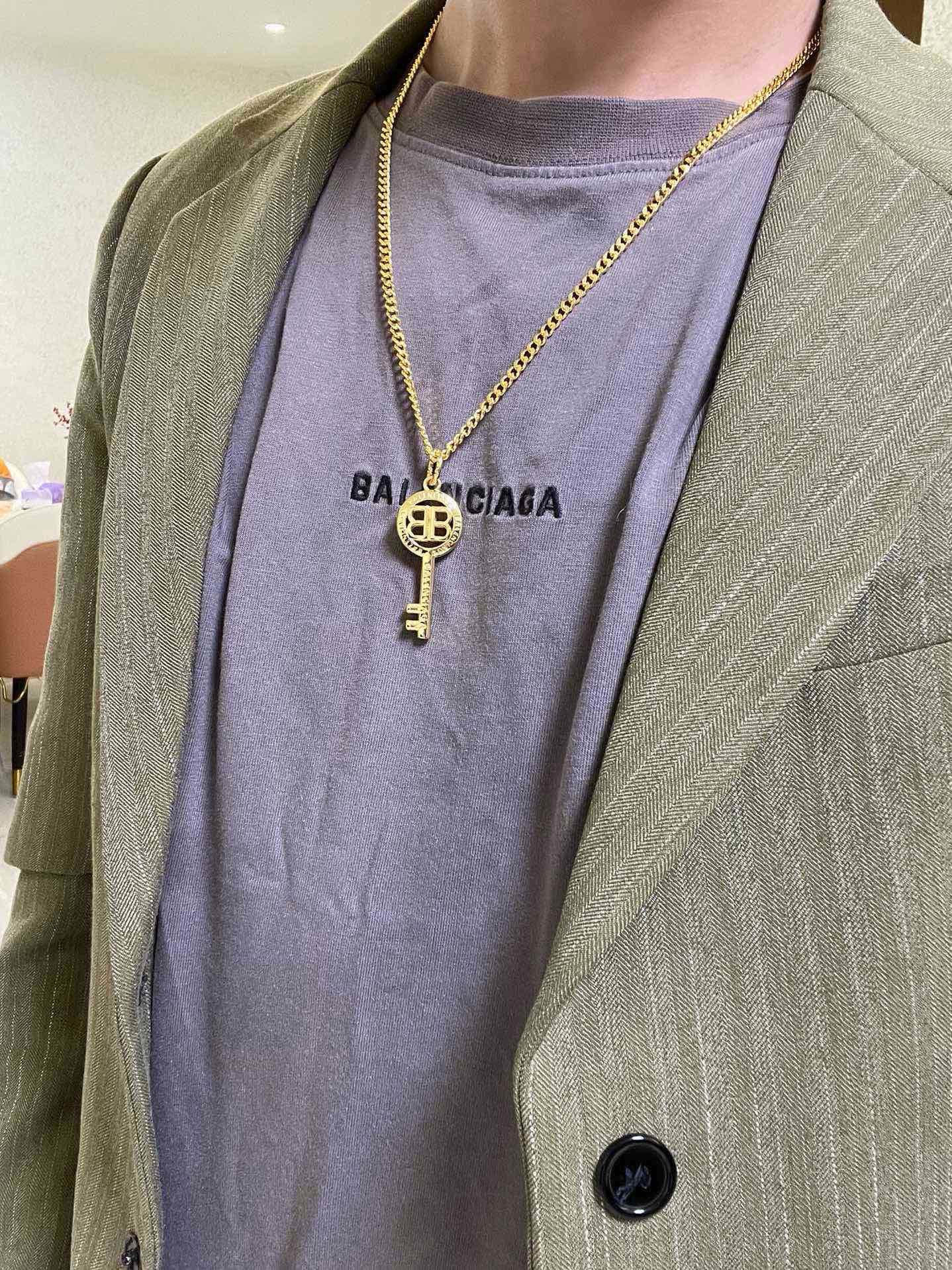 Balenciaga Key Charm Necklace