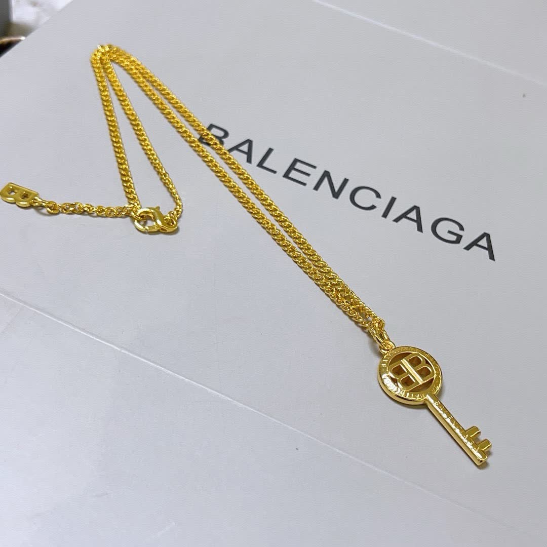 Balenciaga Key Charm Necklace