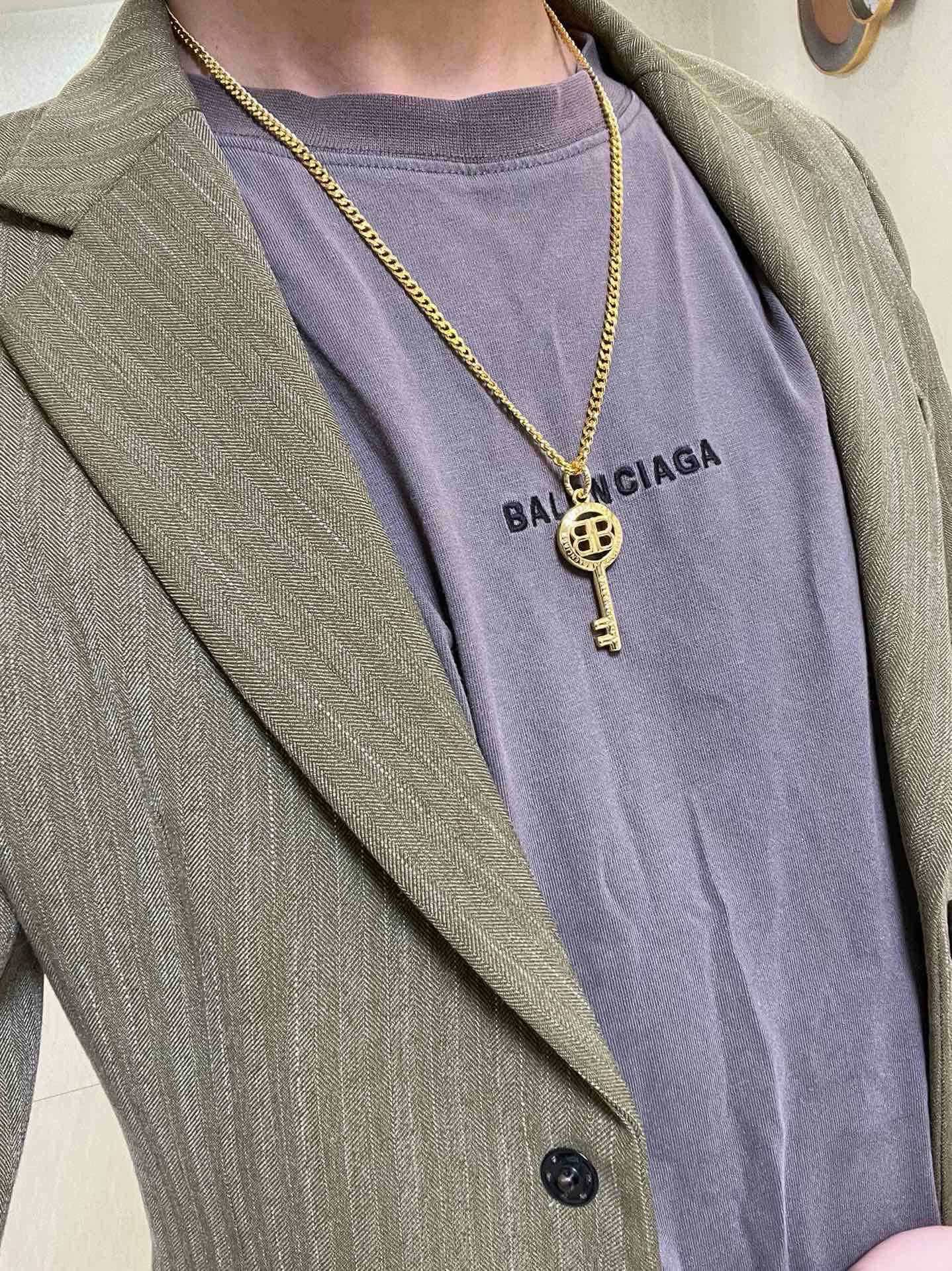 Balenciaga Key Charm Necklace
