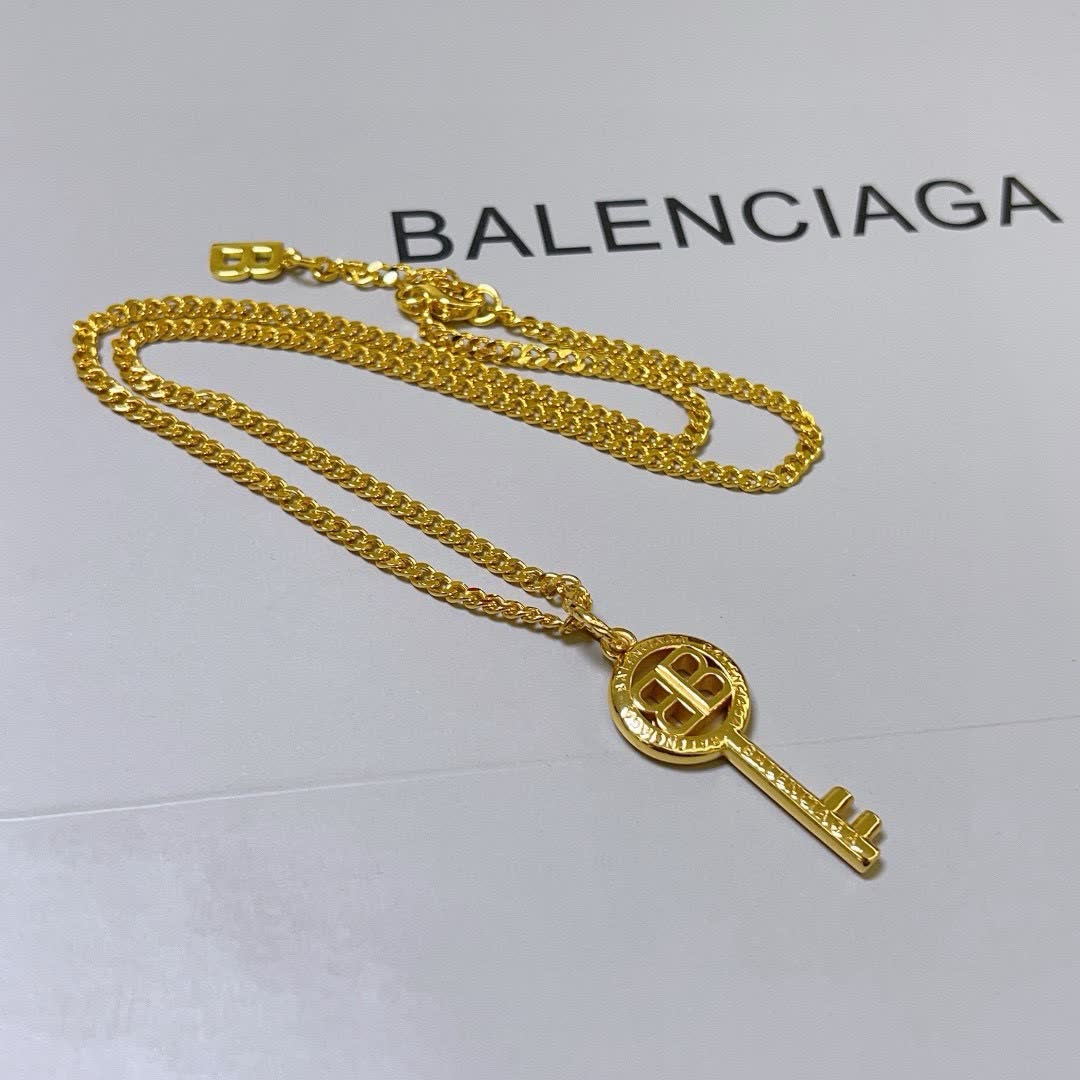Balenciaga Key Charm Necklace