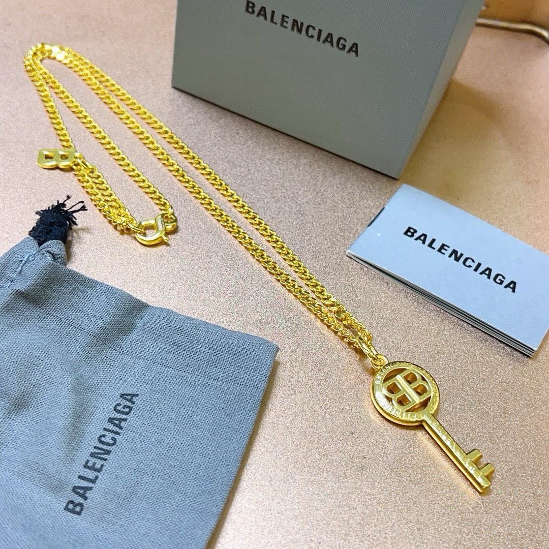Balenciaga Key Charm Necklace