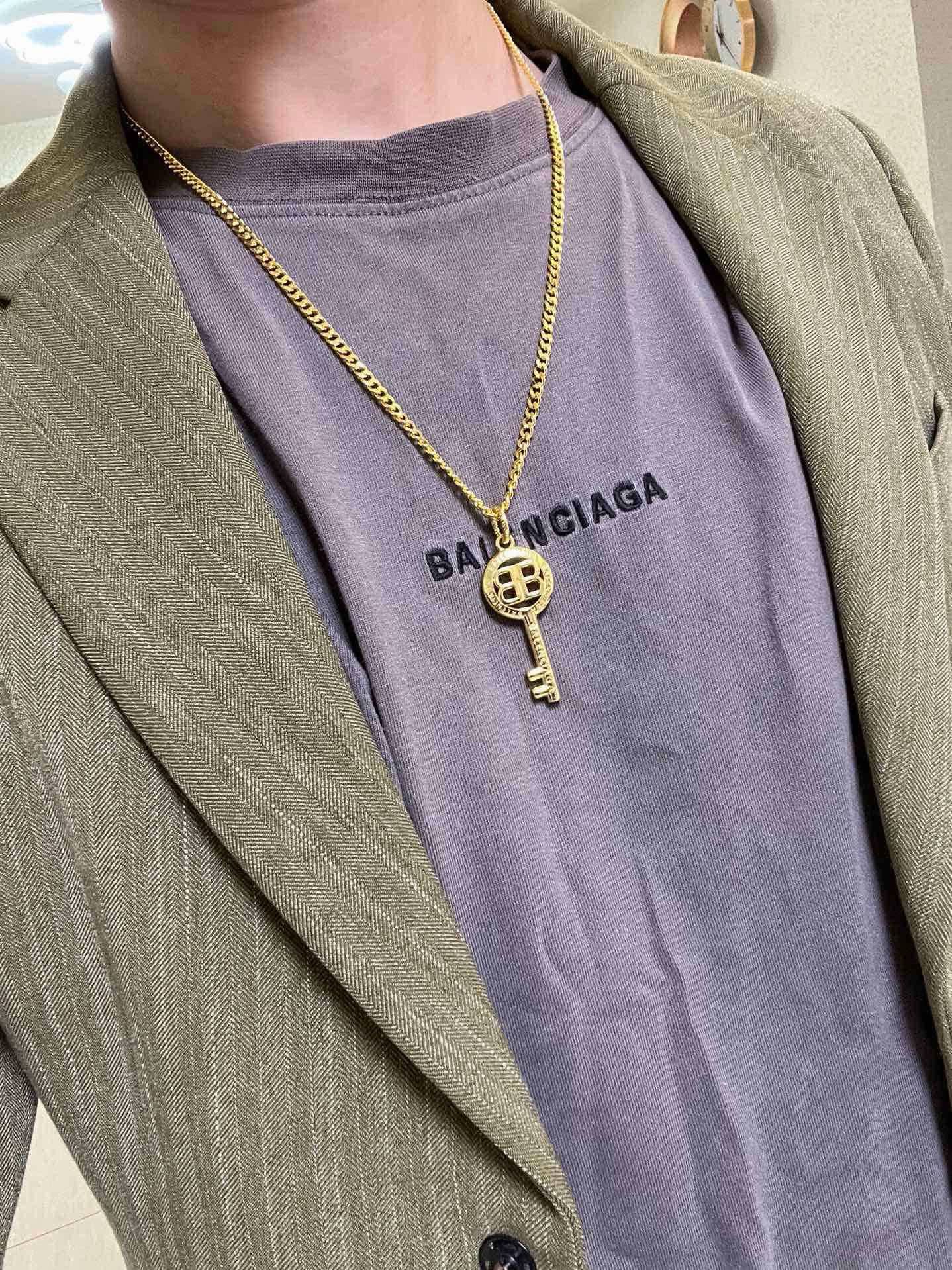 Balenciaga Key Charm Necklace