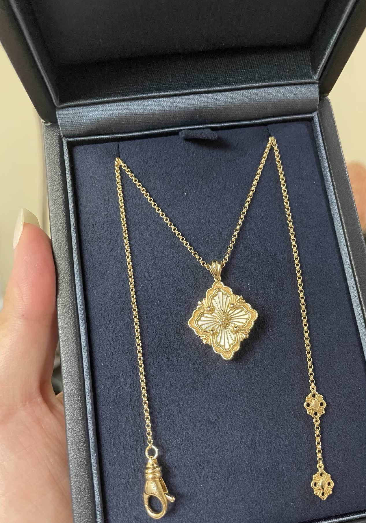 Buccellati Gold and Enamel Necklace
