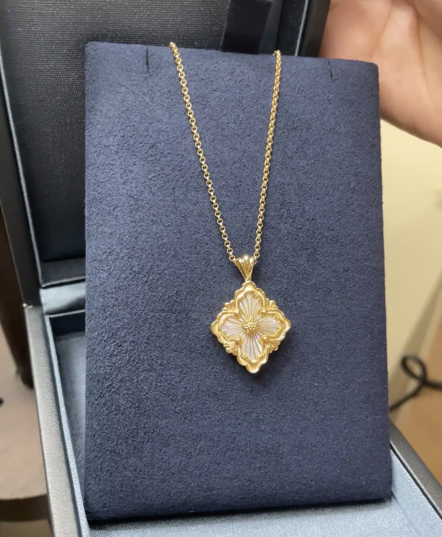 Buccellati Gold and Enamel Necklace