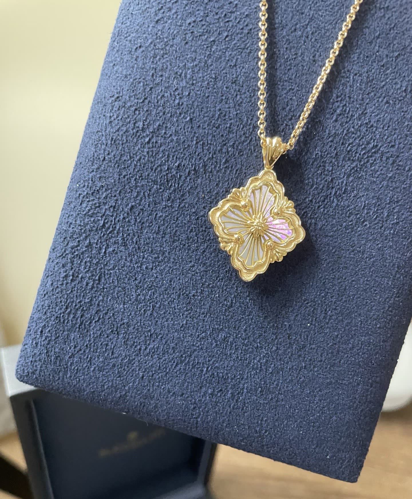 Buccellati Gold and Enamel Necklace