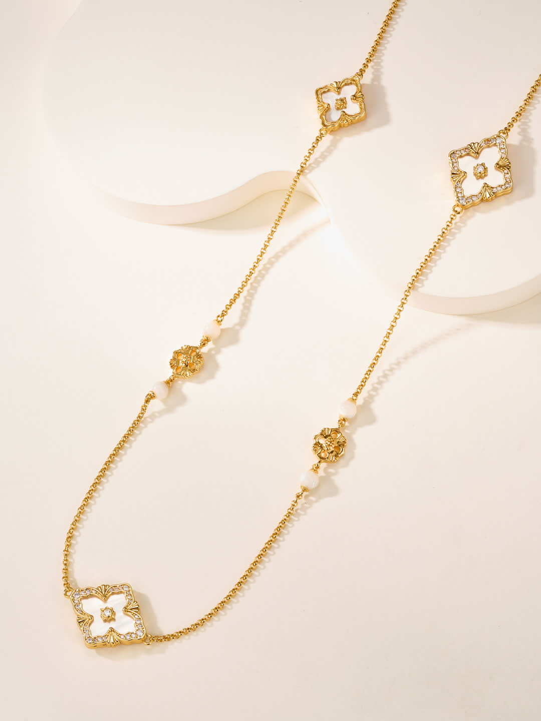 Buccellati Gold and Pearl Double-Strand Necklace