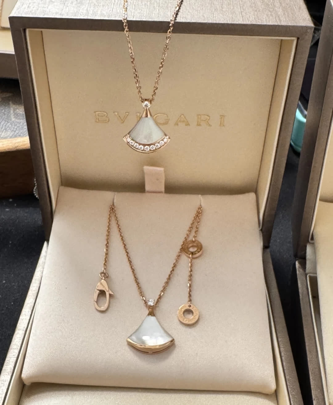 Bvlgari Gold and Diamond Necklaces