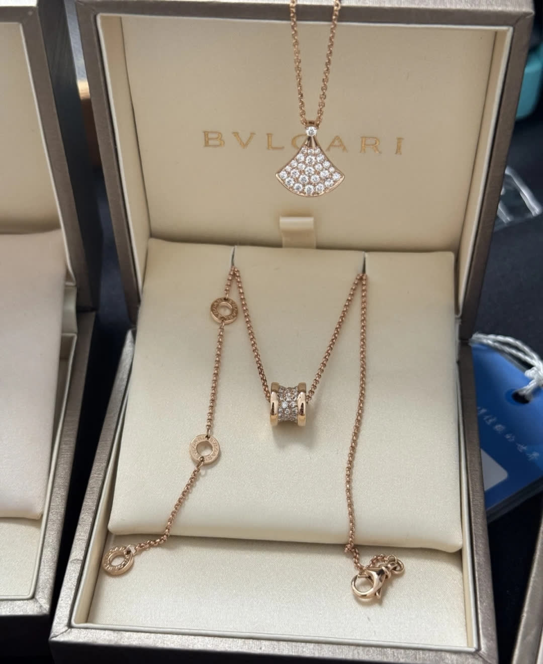 Bvlgari Gold and Diamond Necklaces