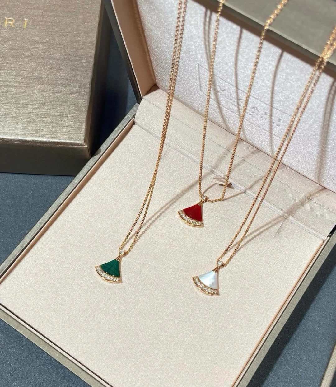 Bvlgari Gold and Diamond Necklaces