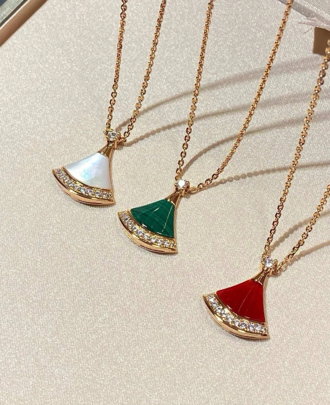 Bvlgari Gold and Diamond Necklaces