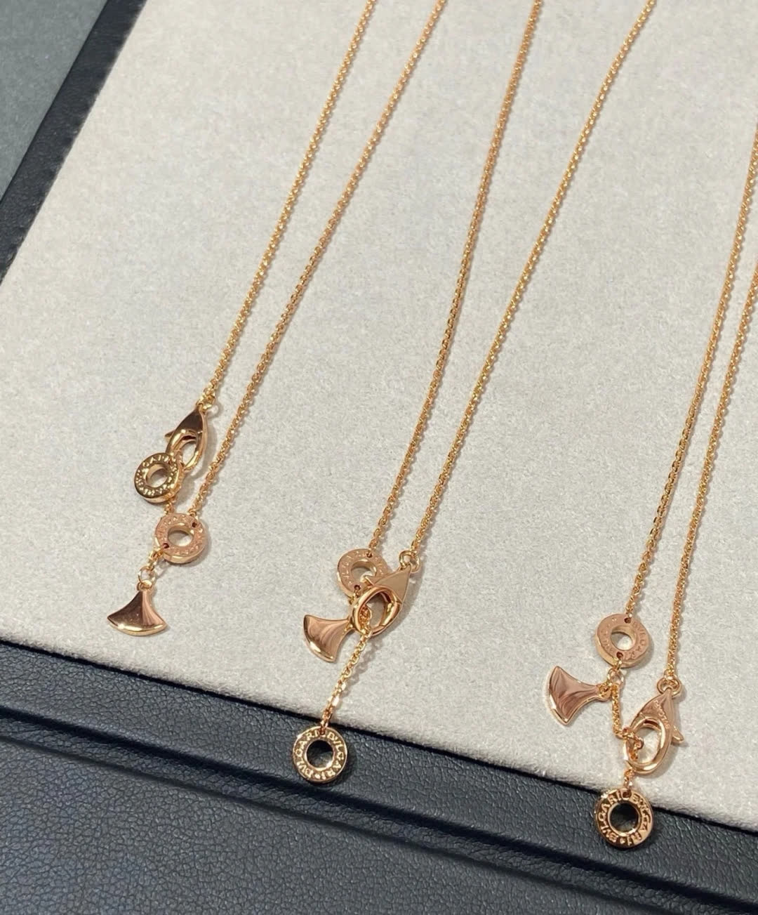 Bvlgari Gold and Diamond Necklaces