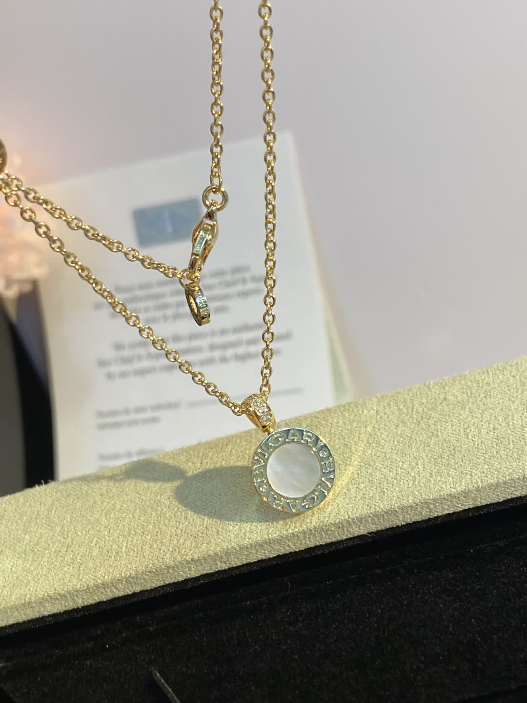 Bvlgari B.zero1 Round Pendant Necklace