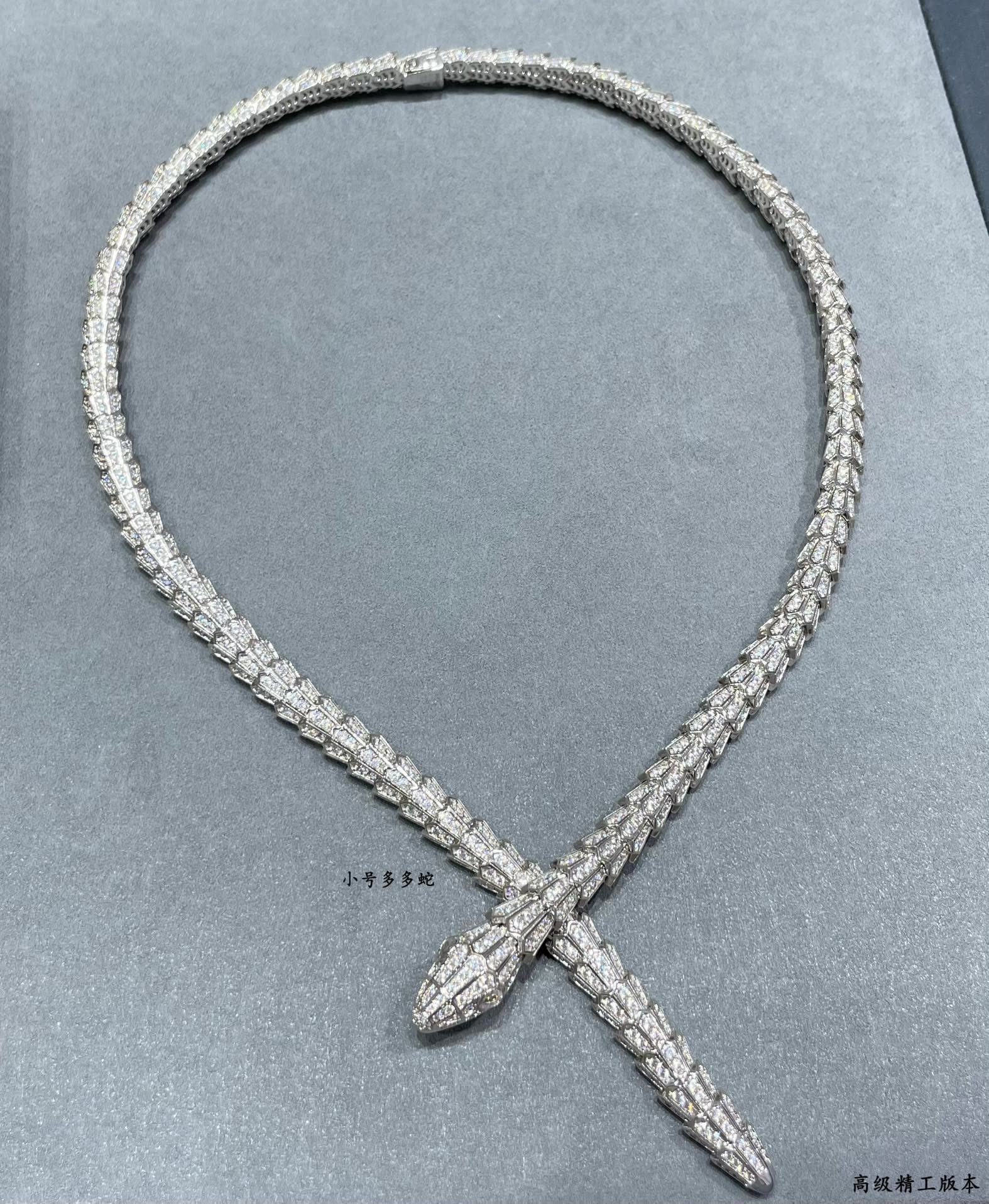Bvlgari Silver Snake Necklace Bvlgari Silver Snake Necklace