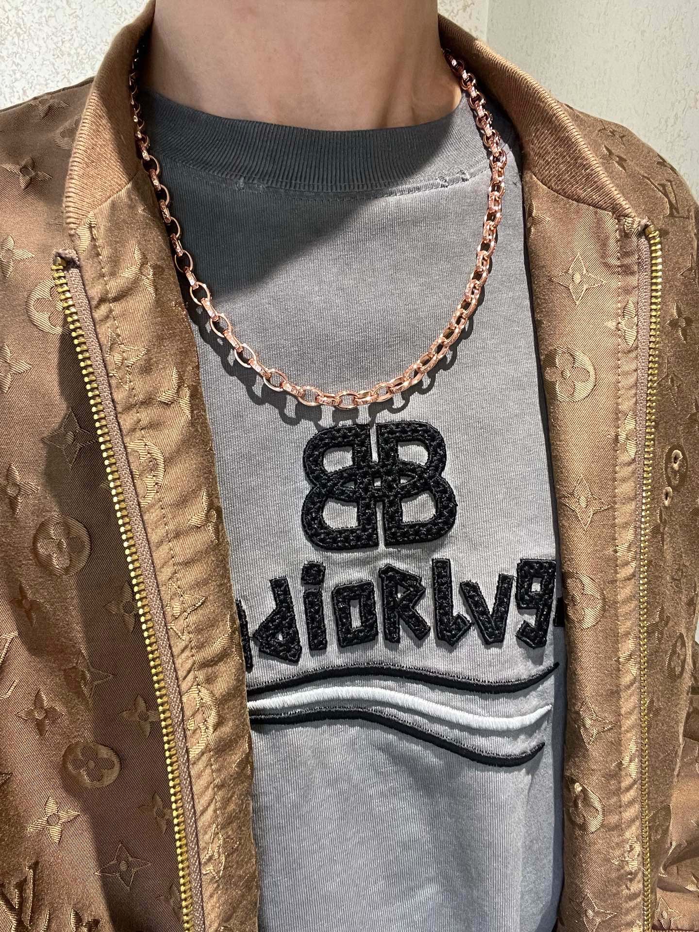Bvlgari Rose Gold Chain Necklace