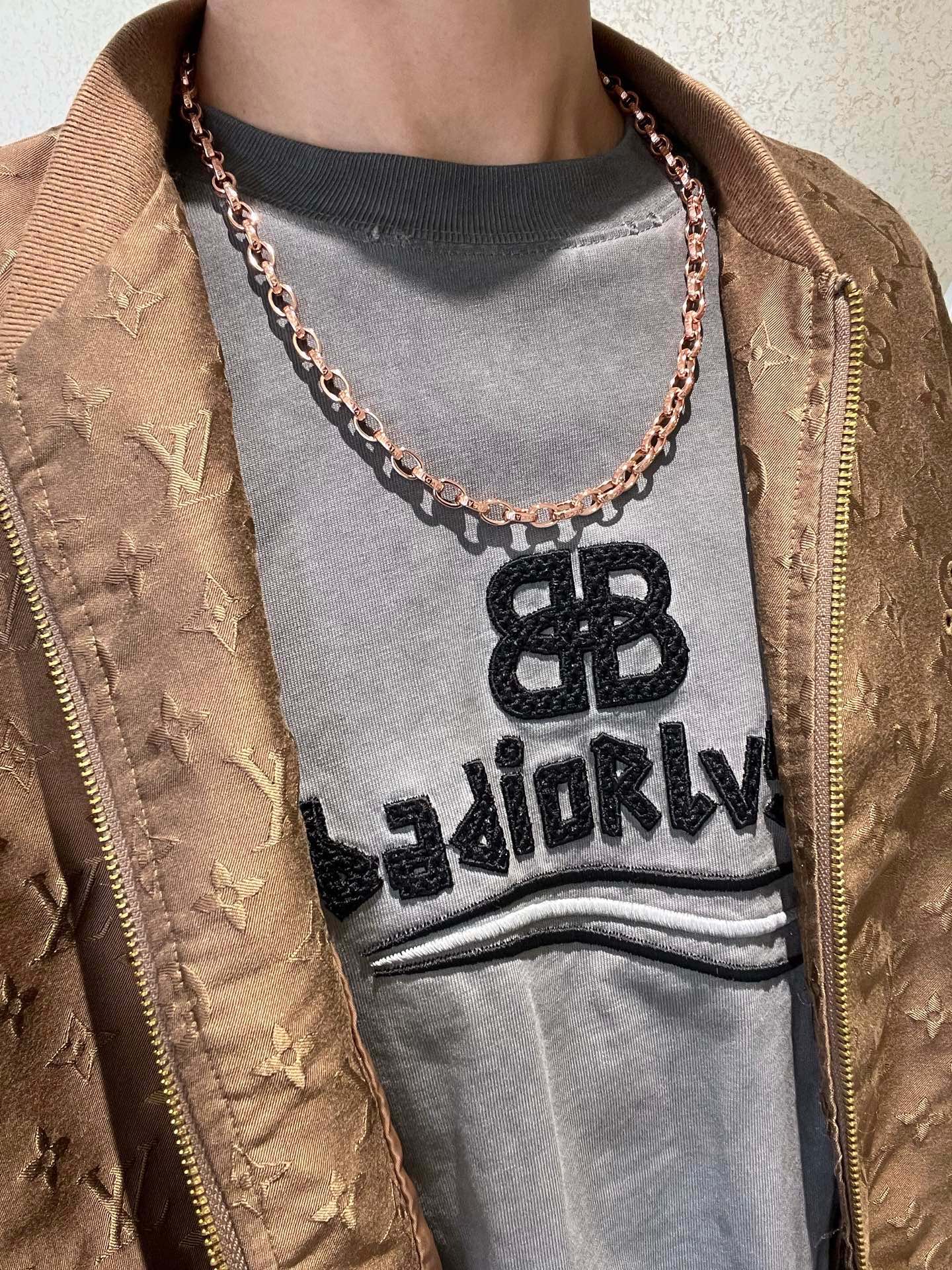 Bvlgari Rose Gold Chain Necklace