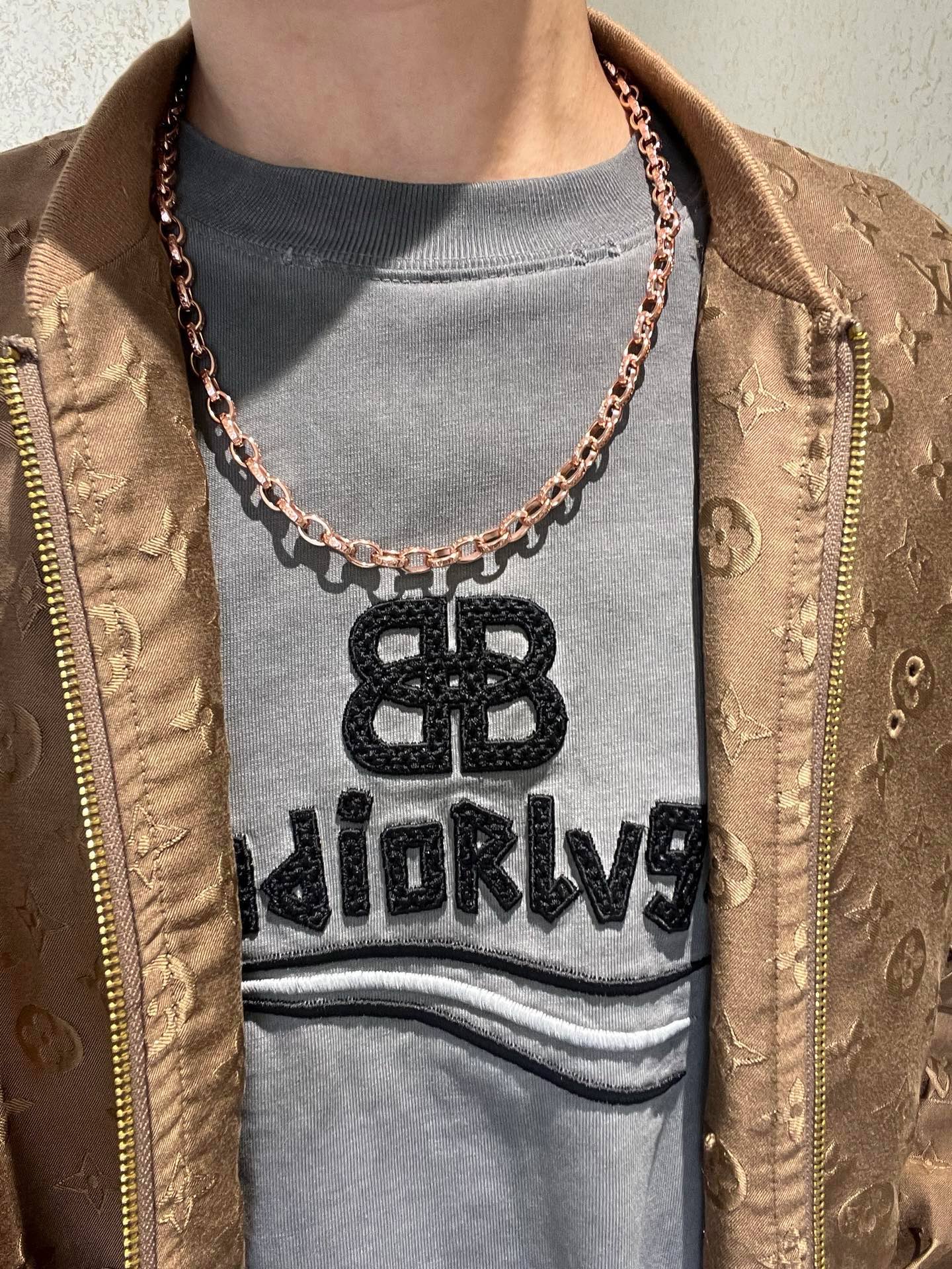 Bvlgari Rose Gold Chain Necklace