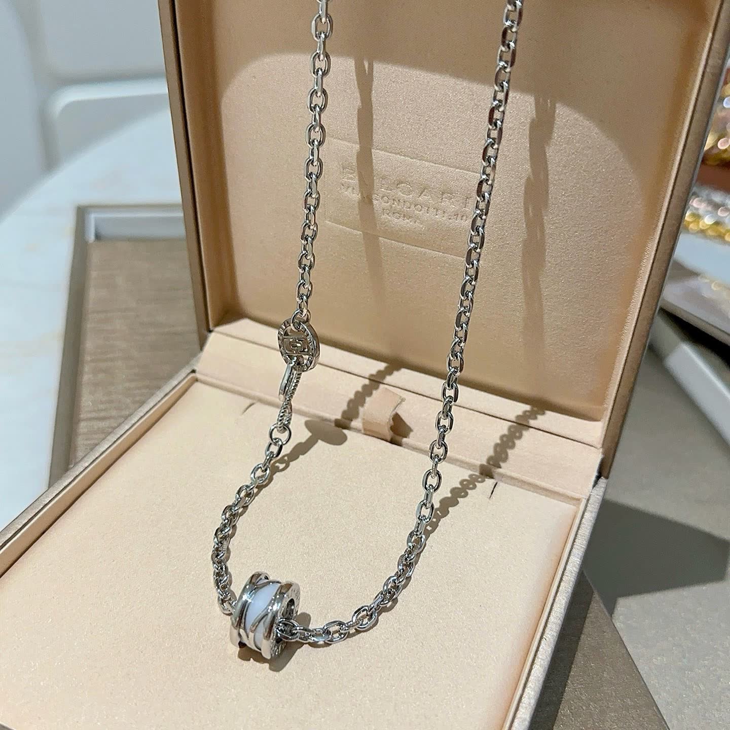 Bvlgari Happy Diamonds Silver Necklace Bvlgari Happy Diamonds Silver Necklace