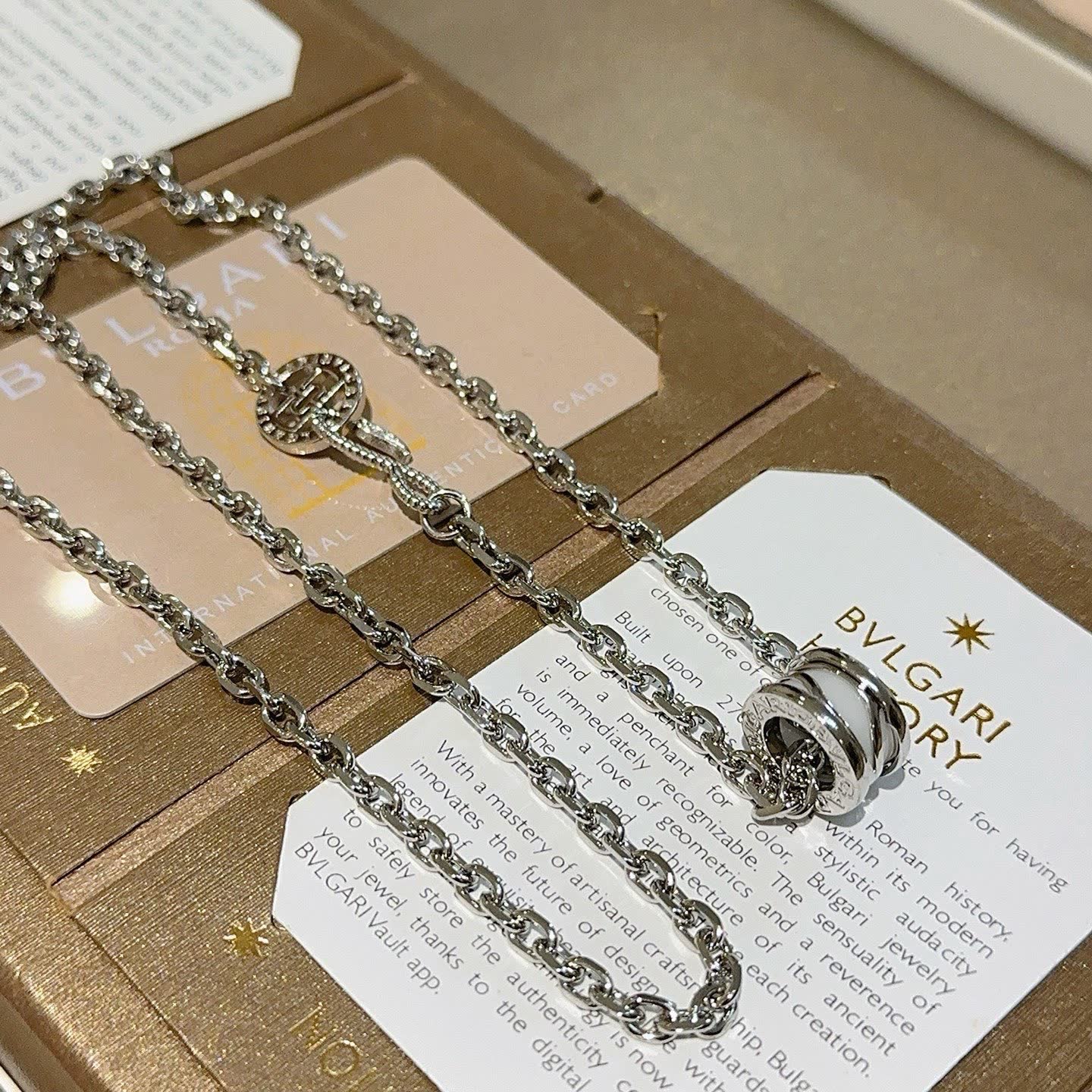Bvlgari Happy Diamonds Silver Necklace