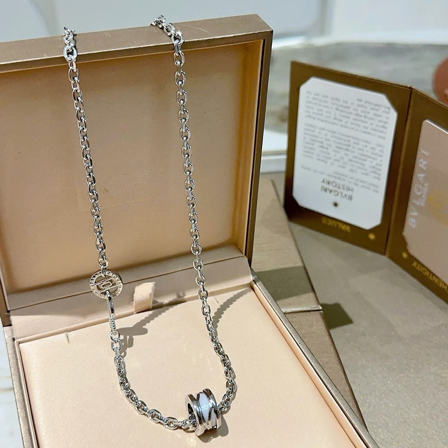 Bvlgari Happy Diamonds Silver Necklace