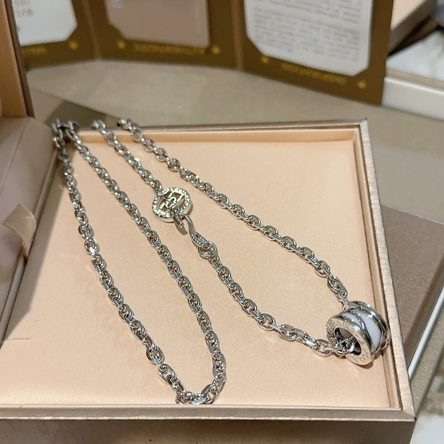 Bvlgari Happy Diamonds Silver Necklace