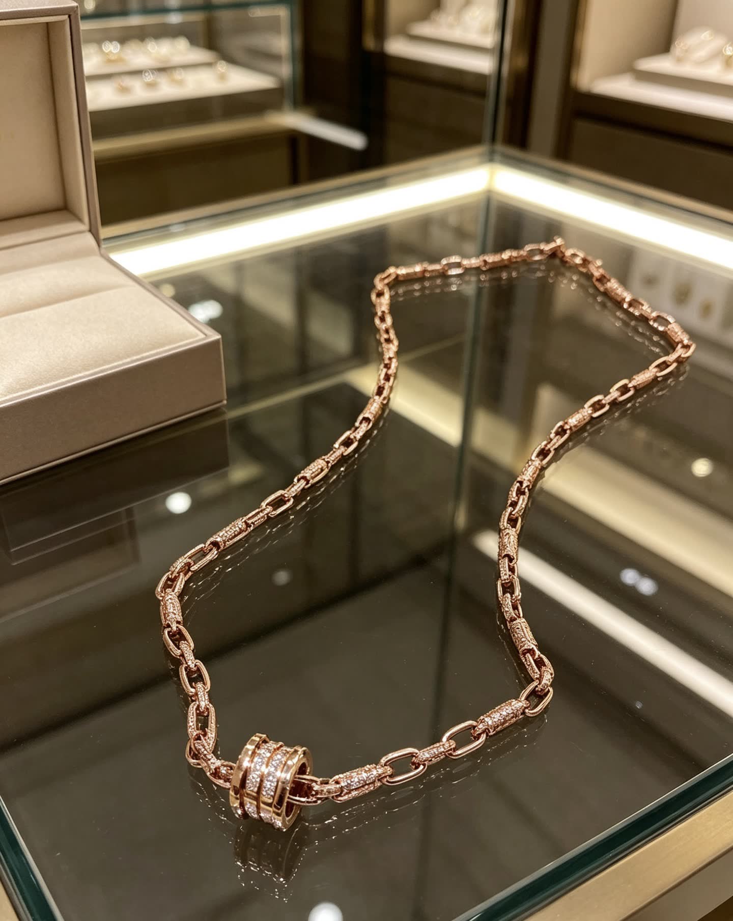 Bvlgari Rose Gold Necklace
