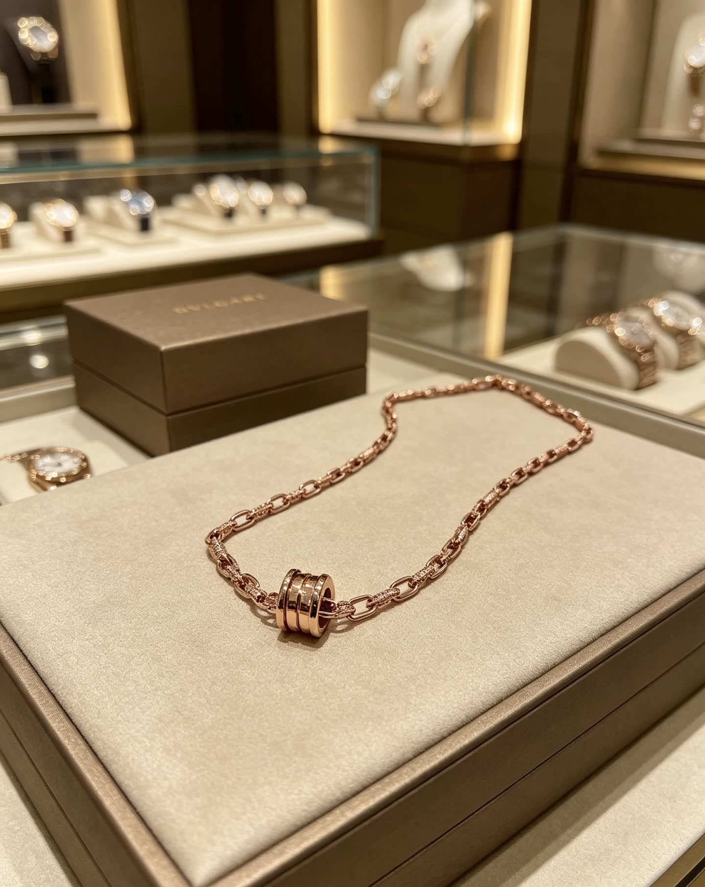 Bvlgari Rose Gold Necklace