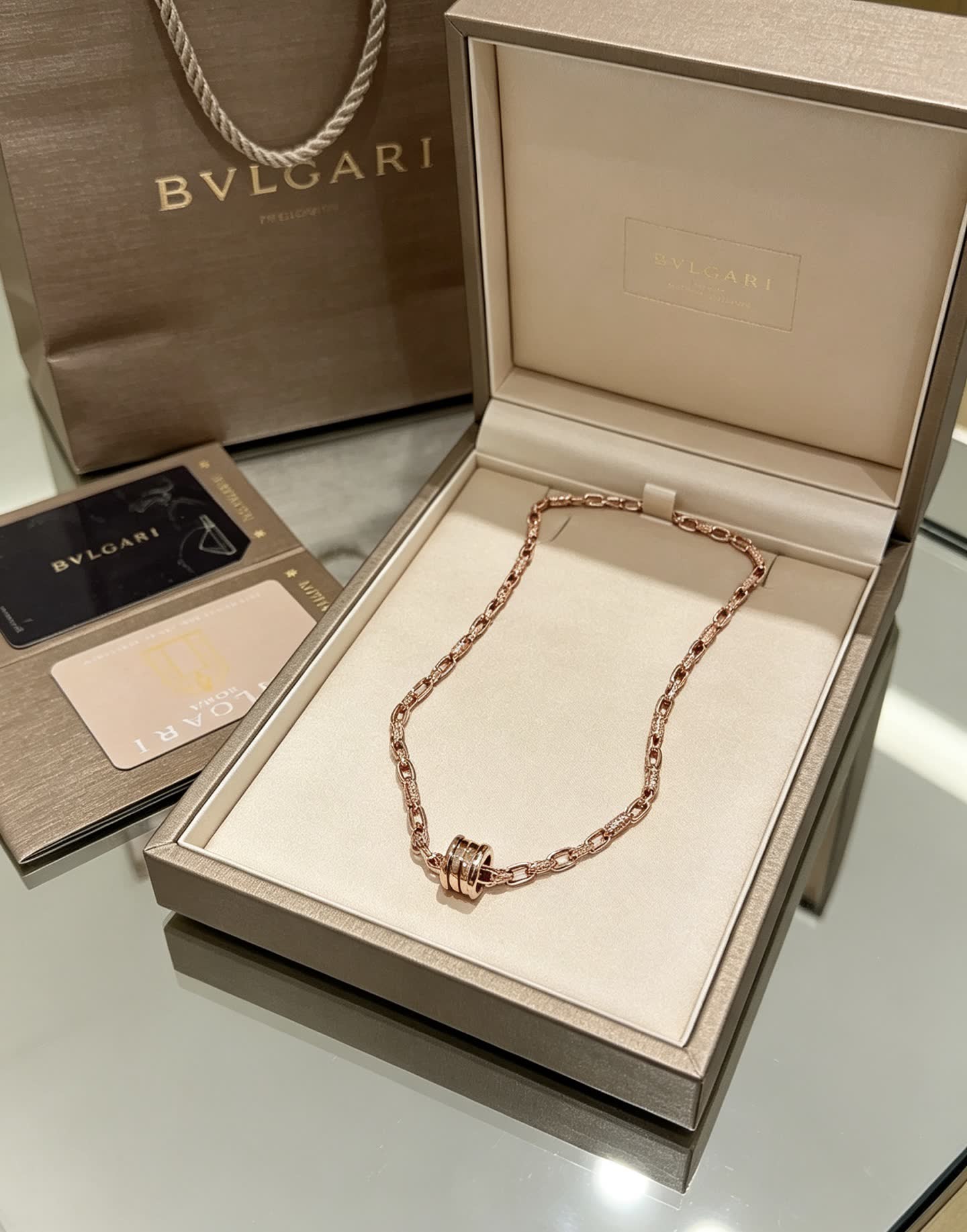 Bvlgari Rose Gold Necklace