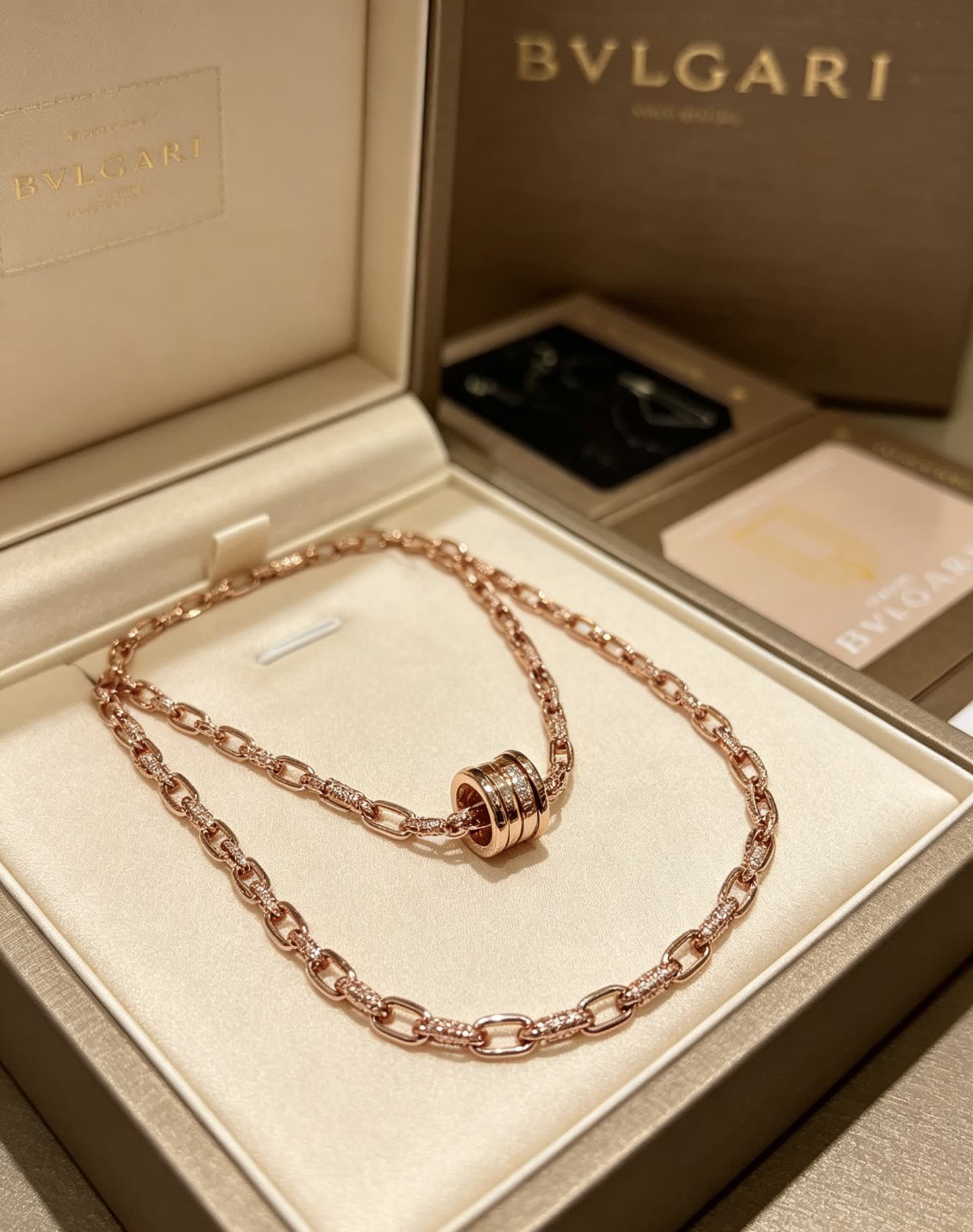 Bvlgari Rose Gold Necklace
