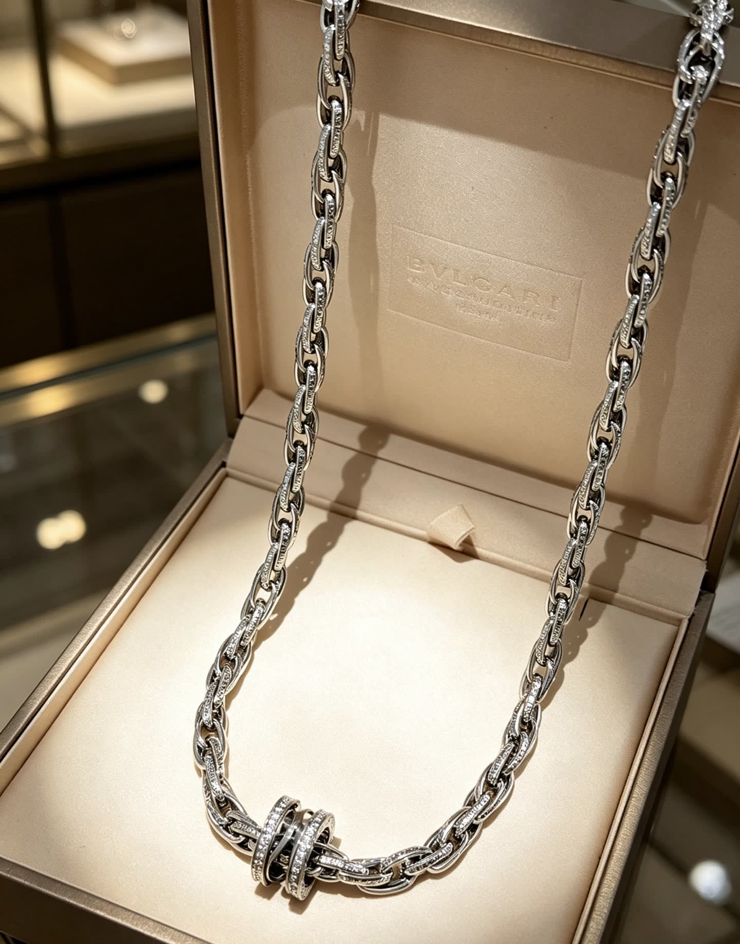 Bvlgari Sterling Silver Necklace