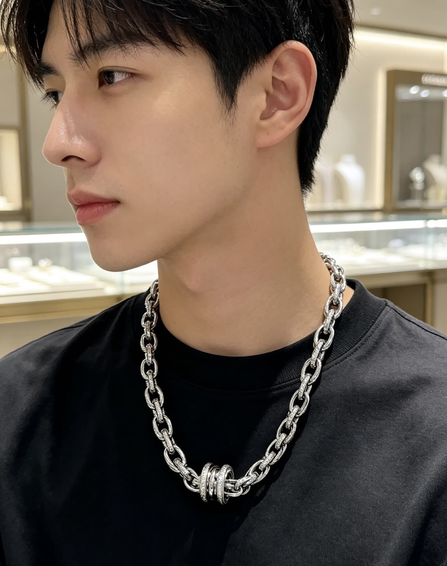Bvlgari Sterling Silver Necklace